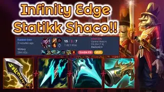 Infinity Edge Statikks Shaco Feels Insane! - S13 [League of Legends] Full Gameplay - Infernal Shaco
