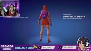 Did you get the free sprite backbling in Fortnite ? #fortnite #gaming #girlgamer 