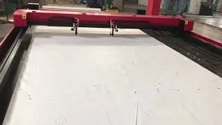 Automated laser cutter for cutting filter cloths, filterbag@twfilters.com