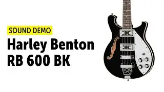 Harley Benton RB 600 BK - Sound Demo (no talking)