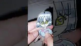 ASMR PAPER DOLLS #diy #paperdollmaking