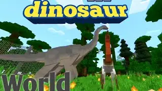 Minecraft Dinosaur World Amazing View | Manu Live Gaming