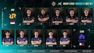 RRQ VS ECHOပွဲစဉ်လေးပါ(Group Stage)#mlbb #global #mobilelegends #groupstage #M4 #Day2