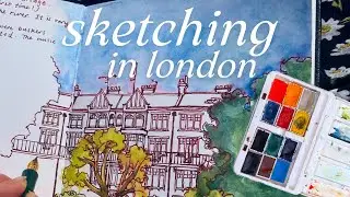 urban sketchers in LONDON 🌹 ft. chelsea flower show 2023