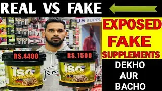 Fake vs original iso sensation | iso sensation review | fake supplements | us supplement