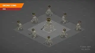 Isometric PixelArt - Skeleton Boss