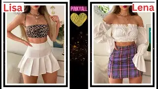 LISA OR LENA 💗 Pinkyall #148  [Makeup & Hair Styles & Outfit ideas & Nails & ملابس LISA OR LENA]