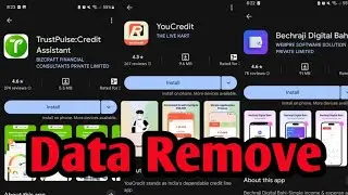 TrustPulse,YouCredit & Bechraji Digital Bahi 7 days loan app harassment and Blackmailing || Data Rem