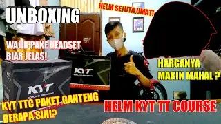 UNBOXING HELM KYT TT COURSE PAKET GANTENG 2023!! HELM SEJUTA UMAT! || MOTOVLOG INDONESIA