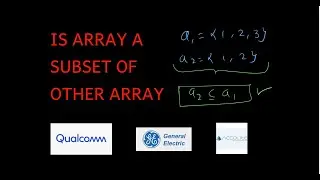 Find whether an array is subset of another array || Love babbar DSA sheet