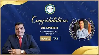 Interview With Dr. Manish From Uzzhoroad national university Score is 173