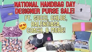National Handbag Day Live Purse Sale @ 11 am PST!