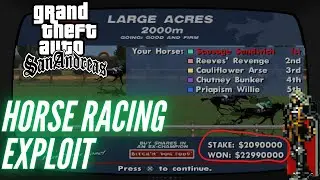 GTA: San Andreas | Horse Race Betting (Tons Of Money)
