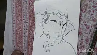 Siddharth ki drawing ganpati bapa 3