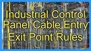 Industrial Control Panel Cable Entry Exit Point Rules