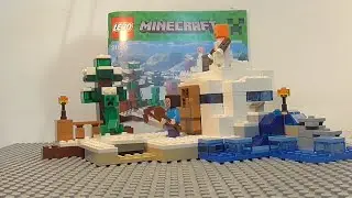 Lego Minecraft The Snow Hideout Review! 21120! SUMMER 2015!