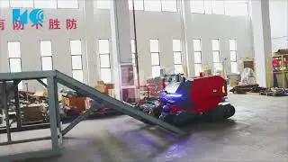 Four-Wheel Drive All-Terrain Fire Fighting Robot