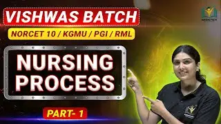 PART-1 NURSING PROCESS FUNDAMENTAL OF NURSING | AIIMS NORCET 10  | KGMU SGPGI RRB PGIMER JIPMER RML