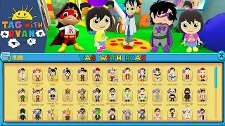 Tag with Ryan - All 91 Characters Unlocked of All Time