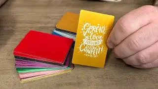 Blank Aluminum Business Cards