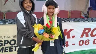 Lipina Parida is live O M  C athletic meet