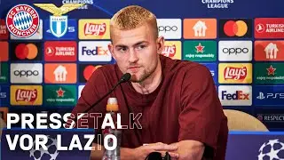 Pressetalk mit Thomas Tuchel und Matthijs de Ligt vor FC Bayern - Lazio Rom | UCL | 🇩🇪