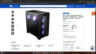 MSI - Игровой настольный компьютер Aegis Z2 - R7-8700F - 16 ГБ оперативной памяти - RTX 5060 - 2 ...