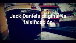 Jack Daniels original vs falsificaci&oacute;n