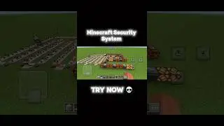 Minecraft Security System #creative #minecraft #shorts .......
