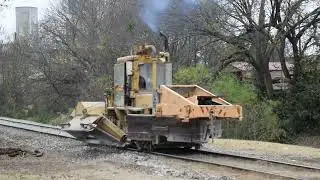 VID202311022 UP BR128 Ballast Regulator TSU tracks 10 00AM 17 November 2023 Sapulpa OK by Ronald E E