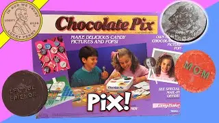 How To Use The 1990's Kenner Easy Bake Chocolate Pix Candy Picture Making Maker Set