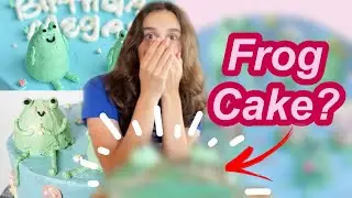 I tried making that one frog cake from pinterest/tiktok