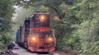 CSX Local Freight | L066 | Nashua - Concord | Through Manchester City | MEC 507 | EMD GP40-2LW |