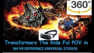 Transformers the Ride in 360 Experience Universal Studios VR, Virtual reality