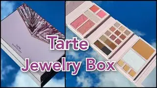 NEW Tarte Cosmetics -- Jewelry Box Full Face Beauty Book in Lt-Med/Med-Tan with Swatches & Try On