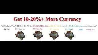 [3.26] Map Rolling and Regex Guide (Increase your Div/hr by 10-20+%)