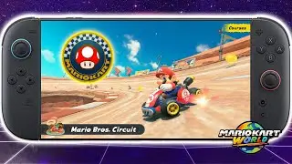Mario Kart World - Mushroom Cup: Mario Bros Circuit 50CC #switch2 #mariokartworld