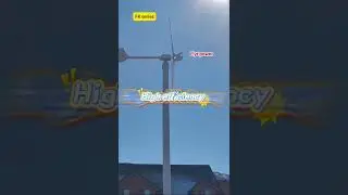 Horizontal wind turbine is the best effiency model! #windturbine#windmill #windgenerator #energy