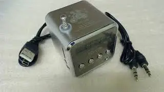 Portable Radio FM Receiver, MP3 Player and Loudspeaker for Laptops and Smartphones
