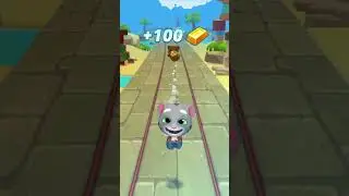 Talking tom goldrun.Бег за том