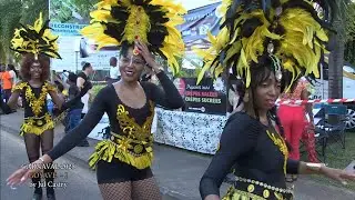 Deuxième Dimanche carnaval De Goyave. plus de 25 groupes dans les rues de la ville. 1ere partie.