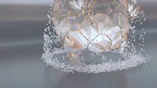 Small glass frog animation made by houdini. The karma render doesn't work very well at all