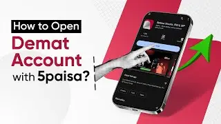 How to Open Demat Account with 5paisa Mobile App? | Invest | Trade | Stocks | MF | Gold | Insurance
