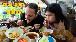 Bangkok's Best Kept Secret $0.50 Boat Noodles 🇹🇭