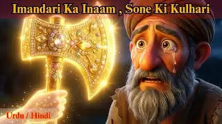 Sone Ki Kulhari | The Golden Axe Story in Urdu | Imandari Ka Inaam | Moon Fairy Tales