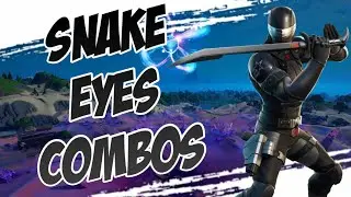 Best Combos | Snake Eyes + Snake Eyes Katana | Fortnite Skin Review