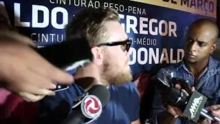 Ladies and gentlemen, Conor McGregor has just taken over Brazil