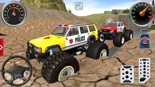 Juegos De Quads   Police Monster Trucks Impossible Driver #2   Car Extreme Racing Android GamePlay 1