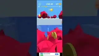 coin rush game|| level 83 failed😞😭