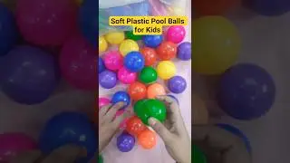 Soft Plastic Pool Balls for Kids #colorful #fun #softpoolballs #kids